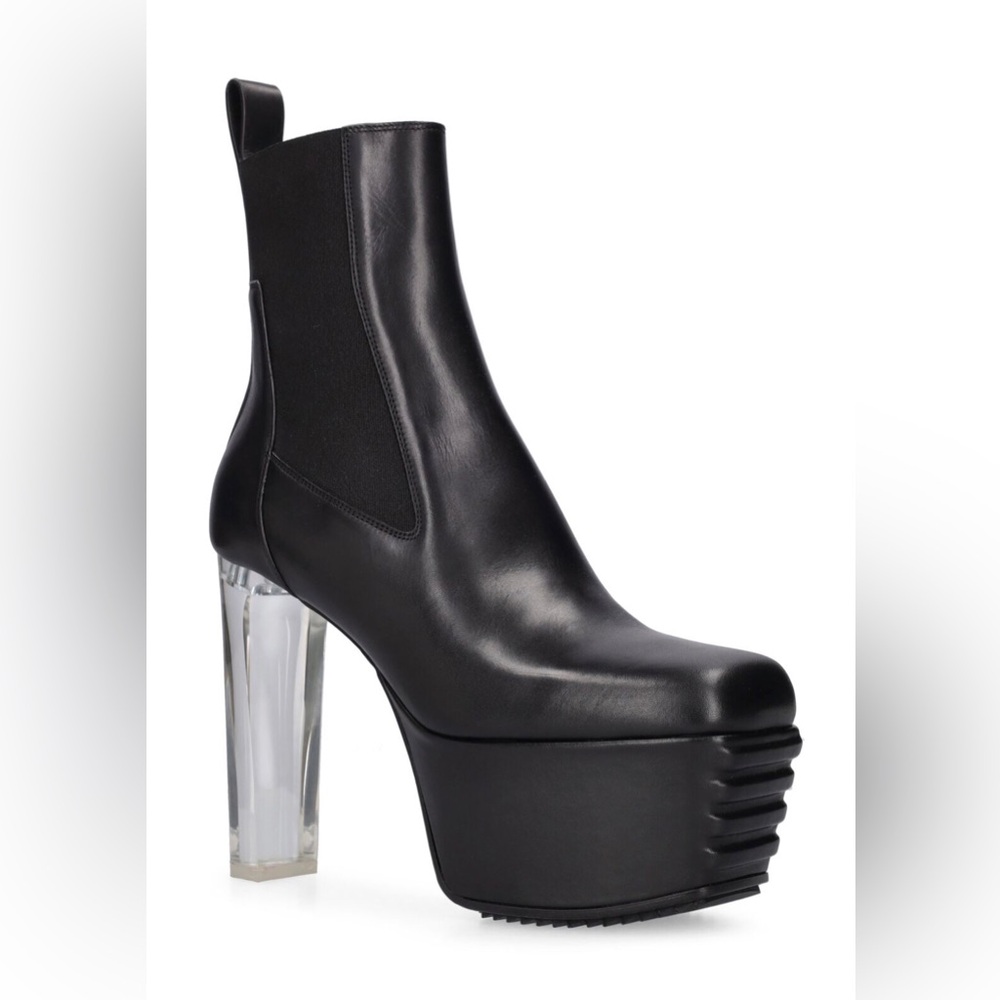BNIB RICK OWENS 'GRILL BEATLE' BOOTS SIZE: 36 IT